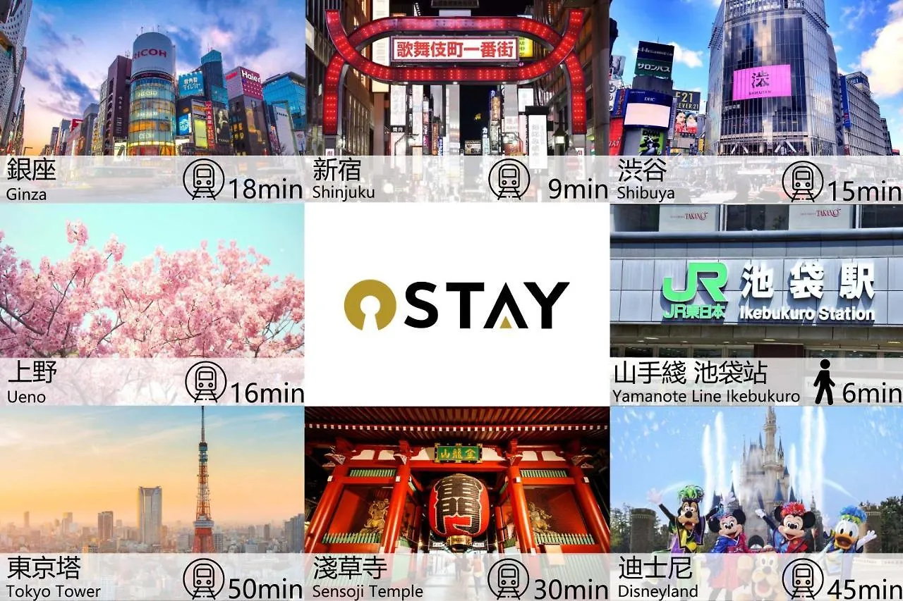 Ostay Ikebukuro Hotel Apartment Tokyo Japan